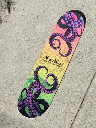Food wars skateboard deck - skateboard,